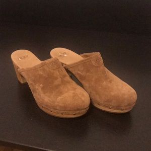 UGG suede clogs